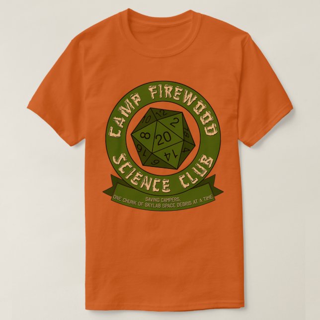 Camiseta Club Campestre de Ciencias de la Madera de Fuego  (Diseño del anverso)
