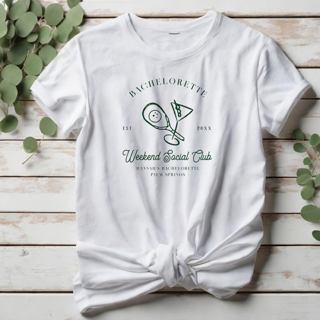 Camiseta Club Campestre Pickleball | Bachelorette (Subido por el creador)