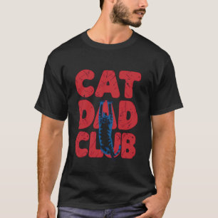 Camiseta Club Cat Dad Gato Padre Papá Gatito Minin