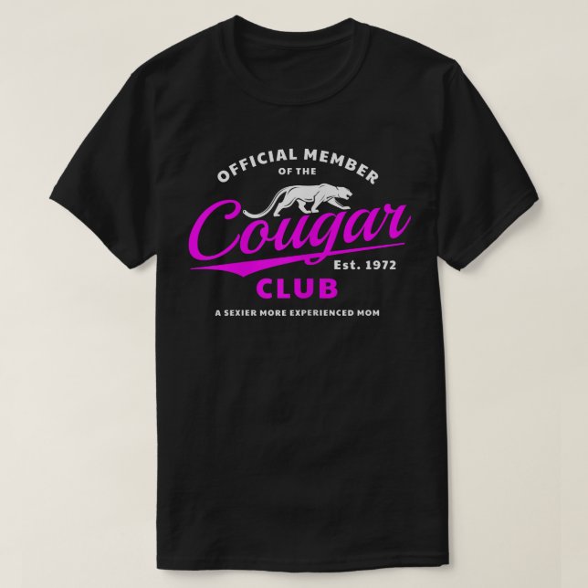 Camiseta Club Cougar femenino 50th Birthday 1972 (Diseño del anverso)
