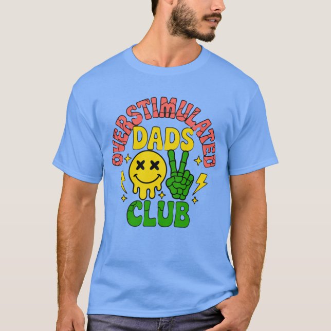 Camiseta Club Dads sobreestimulado (Anverso)