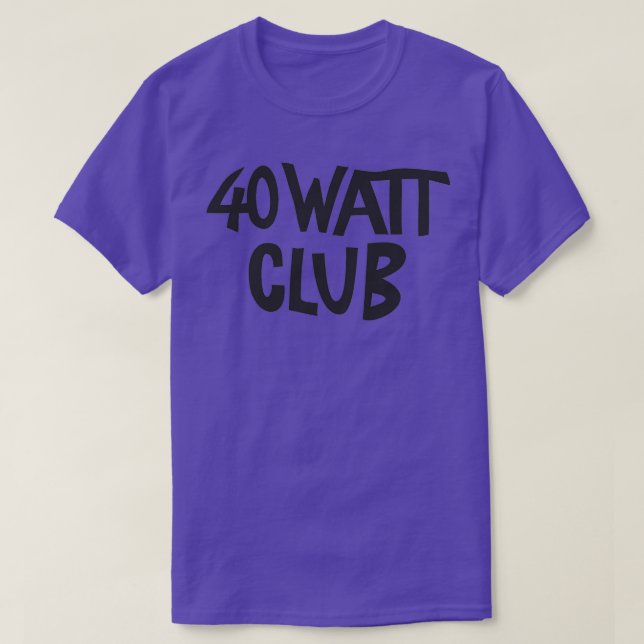 Camiseta Club de 40 vatios (Diseño del anverso)