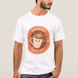 Camiseta Club de Ansiedad Espresso Cafeína y Ansiedad