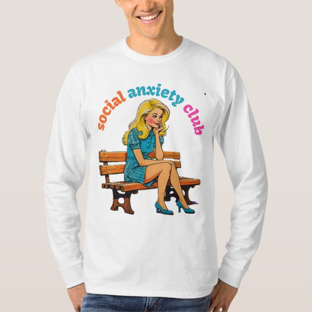 CAMISETA CLUB DE ANSIEDAD SOCIAL (Anverso)