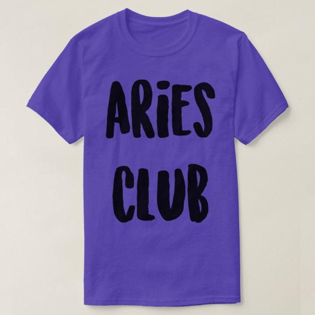 Camiseta Club de Aries (Diseño del anverso)