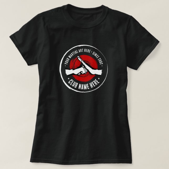Camiseta Club de Artes Marciales T-Shirt (Diseño del anverso)
