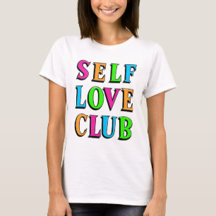 Camiseta Club de autoamor Neon Rainbow