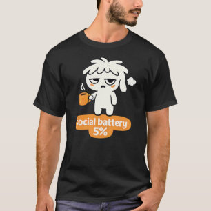 Camiseta Club de Baja Energía Social – Cute Agotamiento por