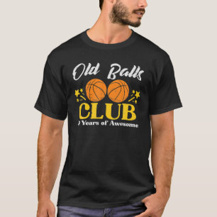 Camiseta Club de Baloncesto Mens Old Balls cuenta con 50 añ