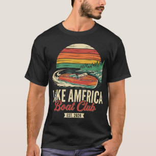 Camiseta Club de Barcos del Lago América Fundado en 2026 Ba