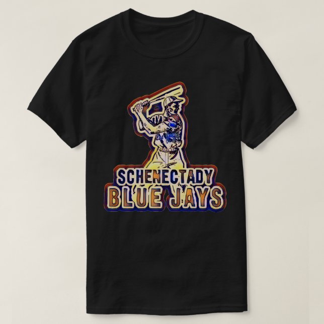Camiseta Club de Béisbol Schenectady Blue Jays (Diseño del anverso)