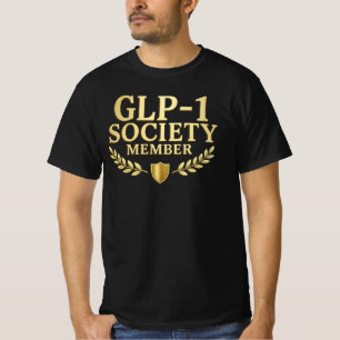 Camiseta Club de bienestar GLP-1 Ozempic Gif médico minimal