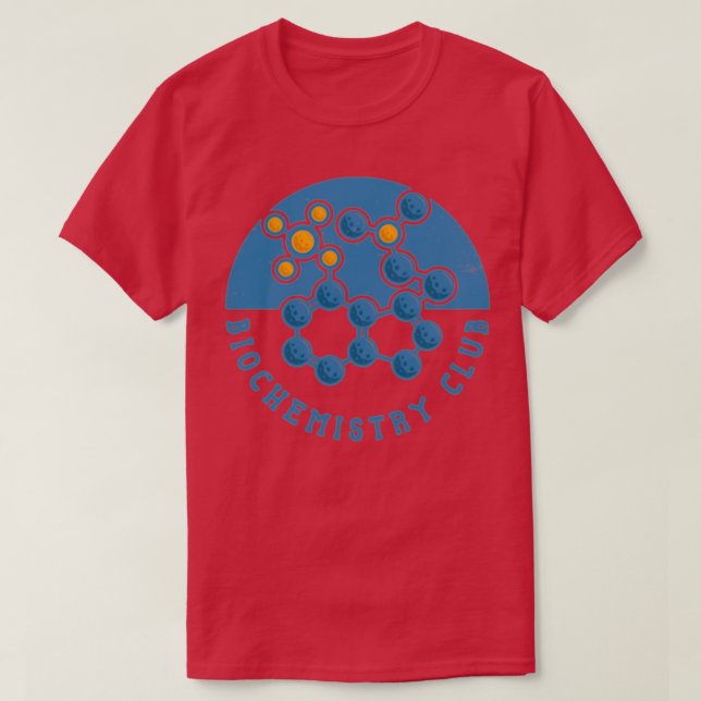 Camiseta Club de bioquímica (Diseño del anverso)