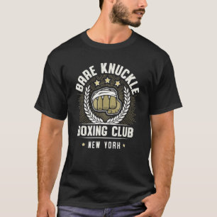 Camiseta Club de Boxeo de Puño Desnudo para Pugilistas en N