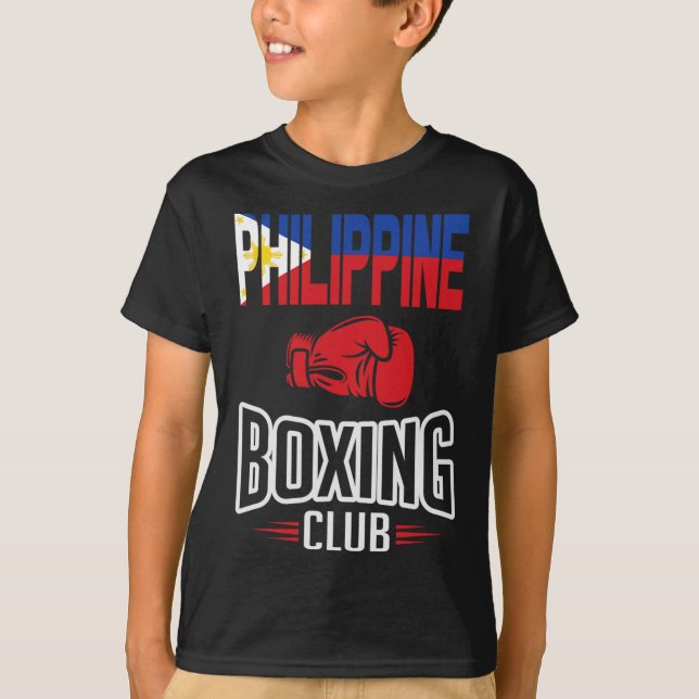 Camiseta Club de boxeo Filipino Pinoy (Anverso)