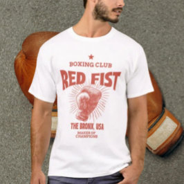 Camiseta Club de Boxeo Puño Rojo