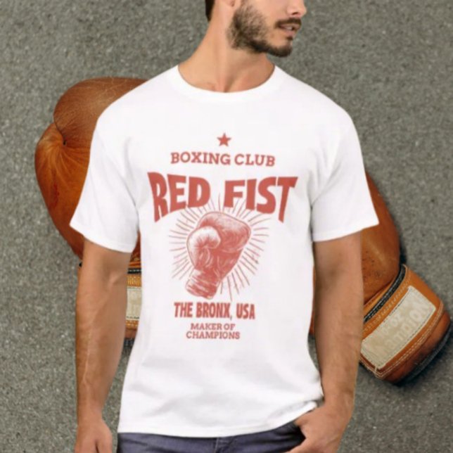 Camiseta Club de Boxeo Puño Rojo (Subido por el creador)