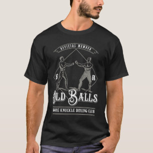 Camiseta Club de Boxeo sin Guantes Old Balls para el 60 cum