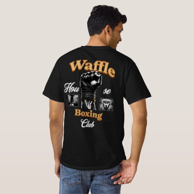 Camiseta Club de boxeo Waffle House (Reverso completo)