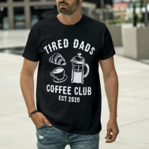 Club de Café de Papás Cansados Personalizado EST 2