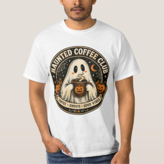 Camiseta Club de Café Embrujado Cute Espeluznante