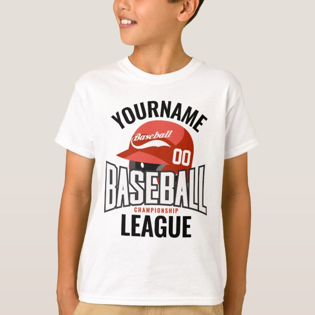 Camiseta Club de campeones de equipo de jugadores de béisbo (Anverso)