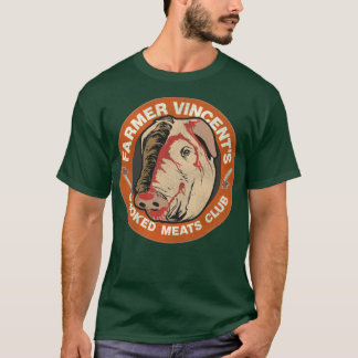 Camiseta Club de carne ahumada con vincents para granjeros