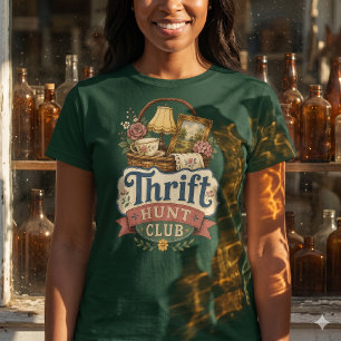 Camiseta Club de Caza de Oportunidades Vintage Cottagecore