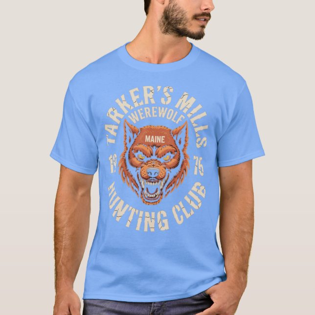 Camiseta Club de Caza de Werewolf de Tarker's Mills (Anverso)