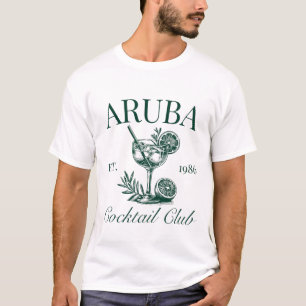 Camiseta club de cócteles de Aruba
