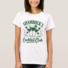 Camiseta Club de cócteles de Shamrock