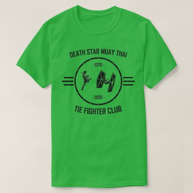 Camiseta club de combate muay thai tie (Diseño del anverso)