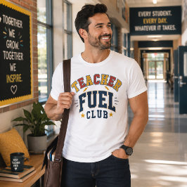 Camiseta Club de Combustible para Maestros Varsity Negrita