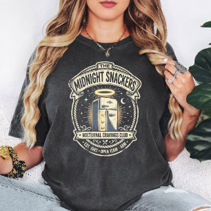 Camiseta Club de Comedores de Medianoche Diseño Retro Fridg