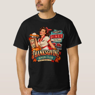 Camiseta Club de Comida de Acción de Gracias – Americana Vi
