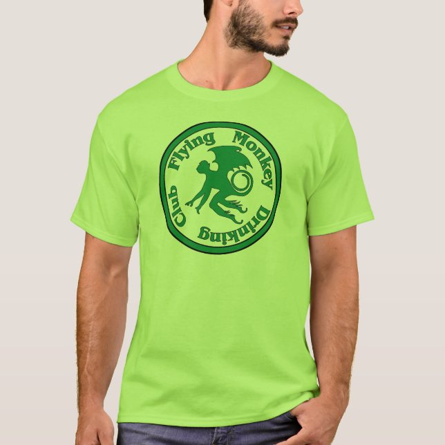 Camiseta Club de consumición del mono del vuelo (Anverso)