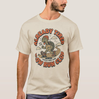 Camiseta Club de Corredores Lentos Divertido Tortuga Vintag
