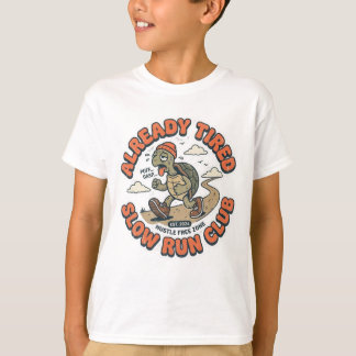 Camiseta Club de Corredores Lentos Divertido Tortuga Vintag