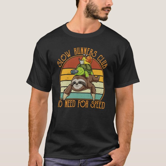 Camiseta Club De Corredores Lentos No Es Necesario La Llave (Anverso)