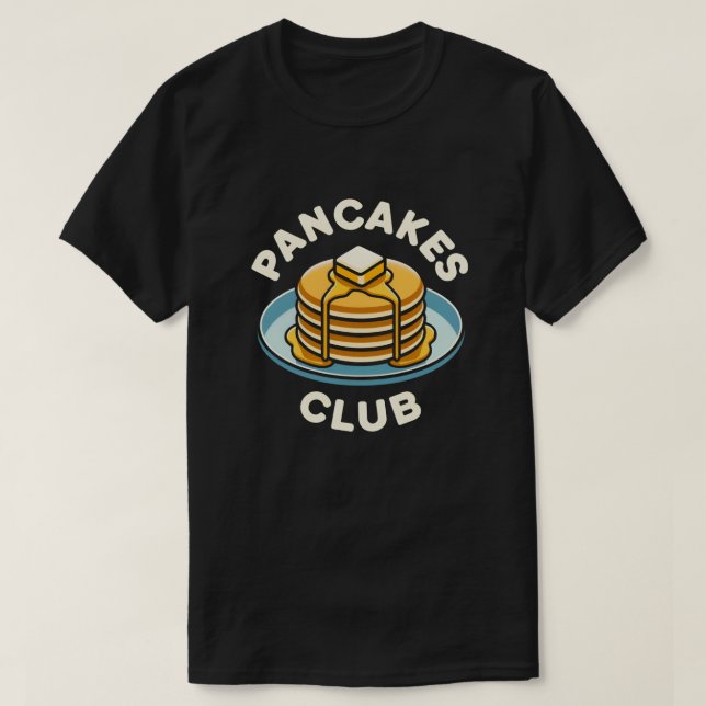 Camiseta Club de crepes - Ventilador de desayuno exclusivo (Diseño del anverso)