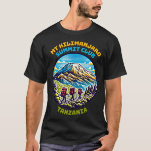 Camiseta Club de Cumbre del Mt Kilimanjaro Tanzania La Más
