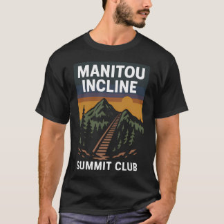 Camiseta Club de Cumbre Manitou Incline Senderismo Manitou