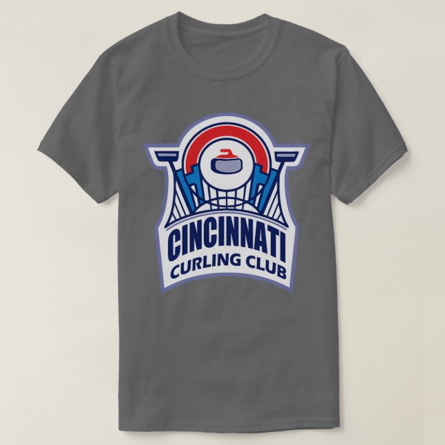 Camiseta club de curling de cincinnati (Diseño del anverso)
