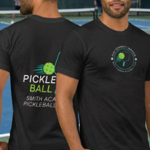 Club de Deportes de Pickleball Verde Negro Simple