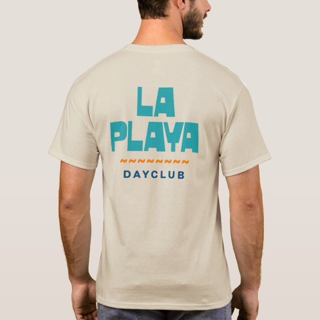 Camiseta Club de día La Playa. (Reverso)
