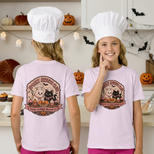 Camiseta Club de Dulces Espeluznantes Gato Fantasma Vintage