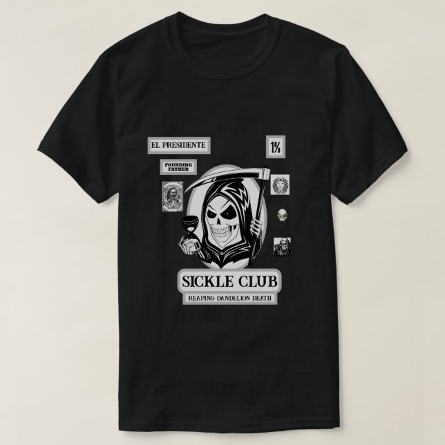 Camiseta CLUB DE ENFERMEDADES DE Novedad de regalo del Día  (Diseño del anverso)