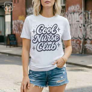 Camiseta Club de Enfermeras Geniales Ropa de Enfermería Ret
