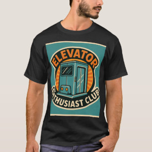 Camiseta Club de entusiastas de ascensores – Diseño moderno