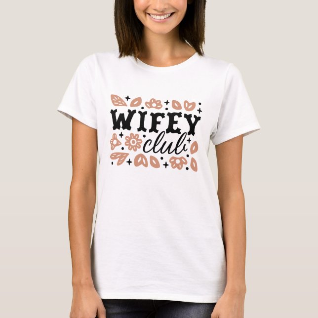 Camiseta club de esposas vaqueras estética de vaquera count (Anverso)
